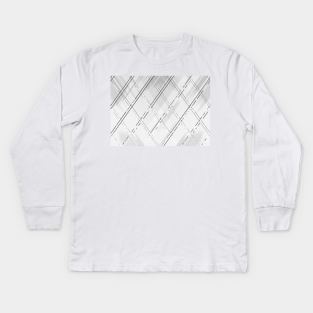 Diagonal stripes background 2 Kids Long Sleeve T-Shirt